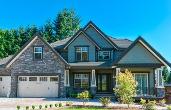 a residential house in the suburbs